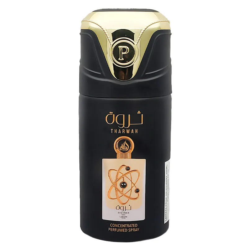 Lattafa Pride Tharwah Gold Long Lasting Perfumed Deodorant Spray