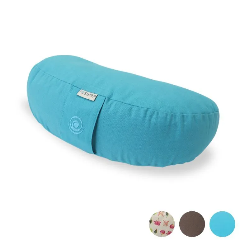 Core Asana Halfmoon Meditation Cushion- Cyan