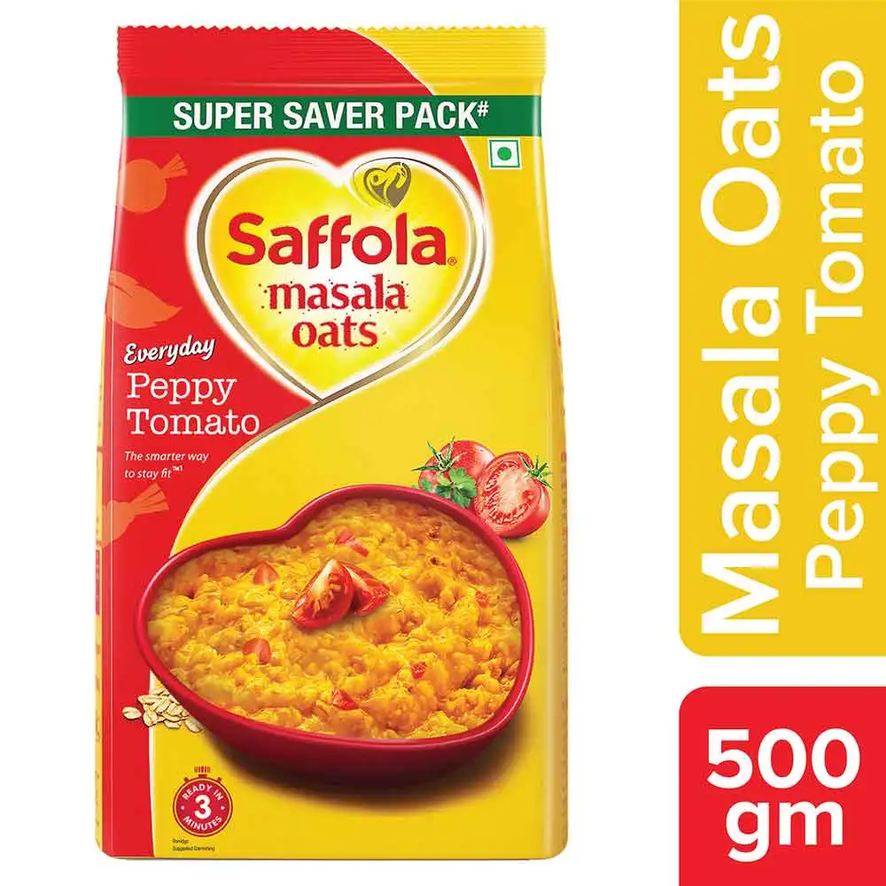 Saffola Masala Oats,  500 g  Peppy Tomato