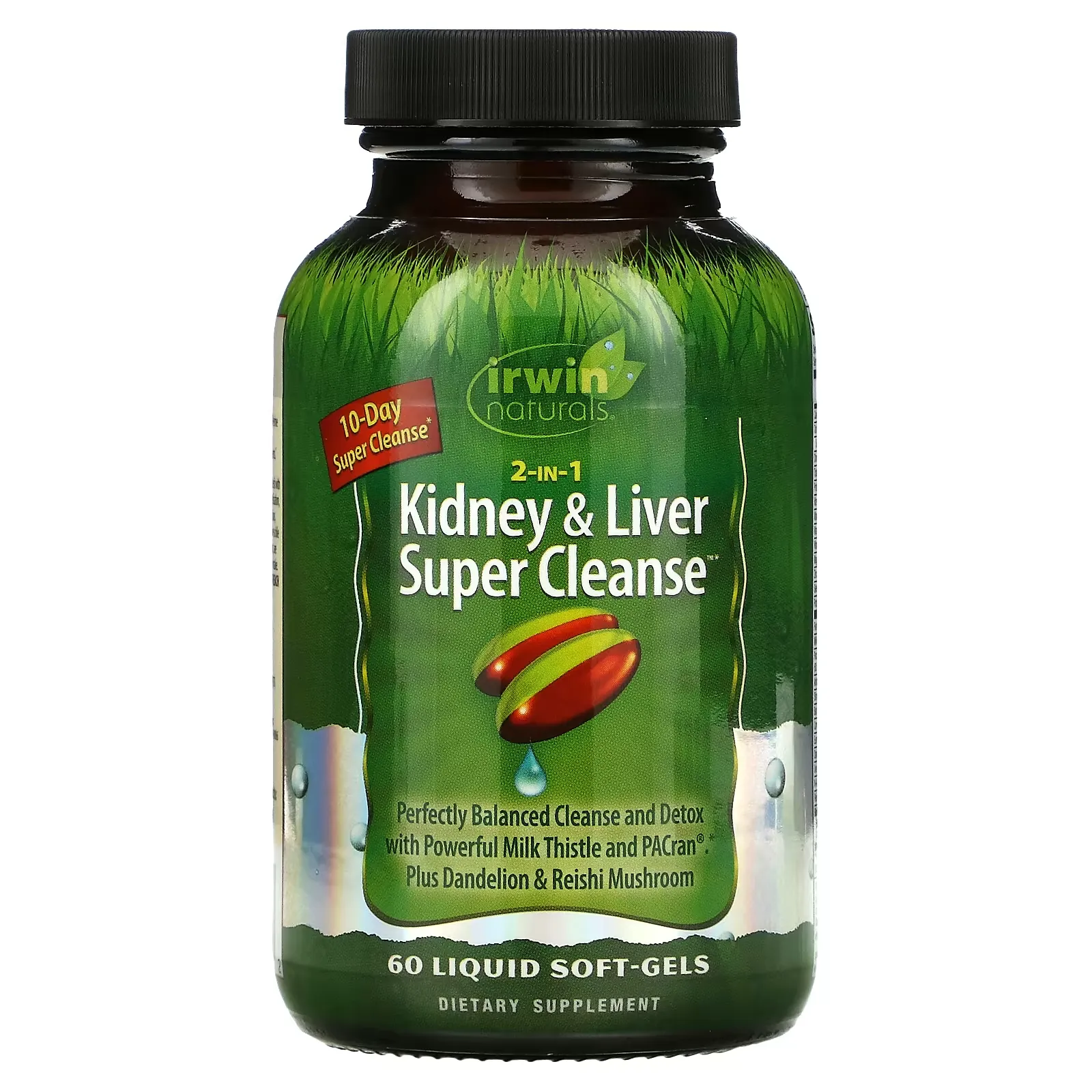 2 in 1 Kidney & Liver Super Cleanse, 60 Liquid Soft-Gels