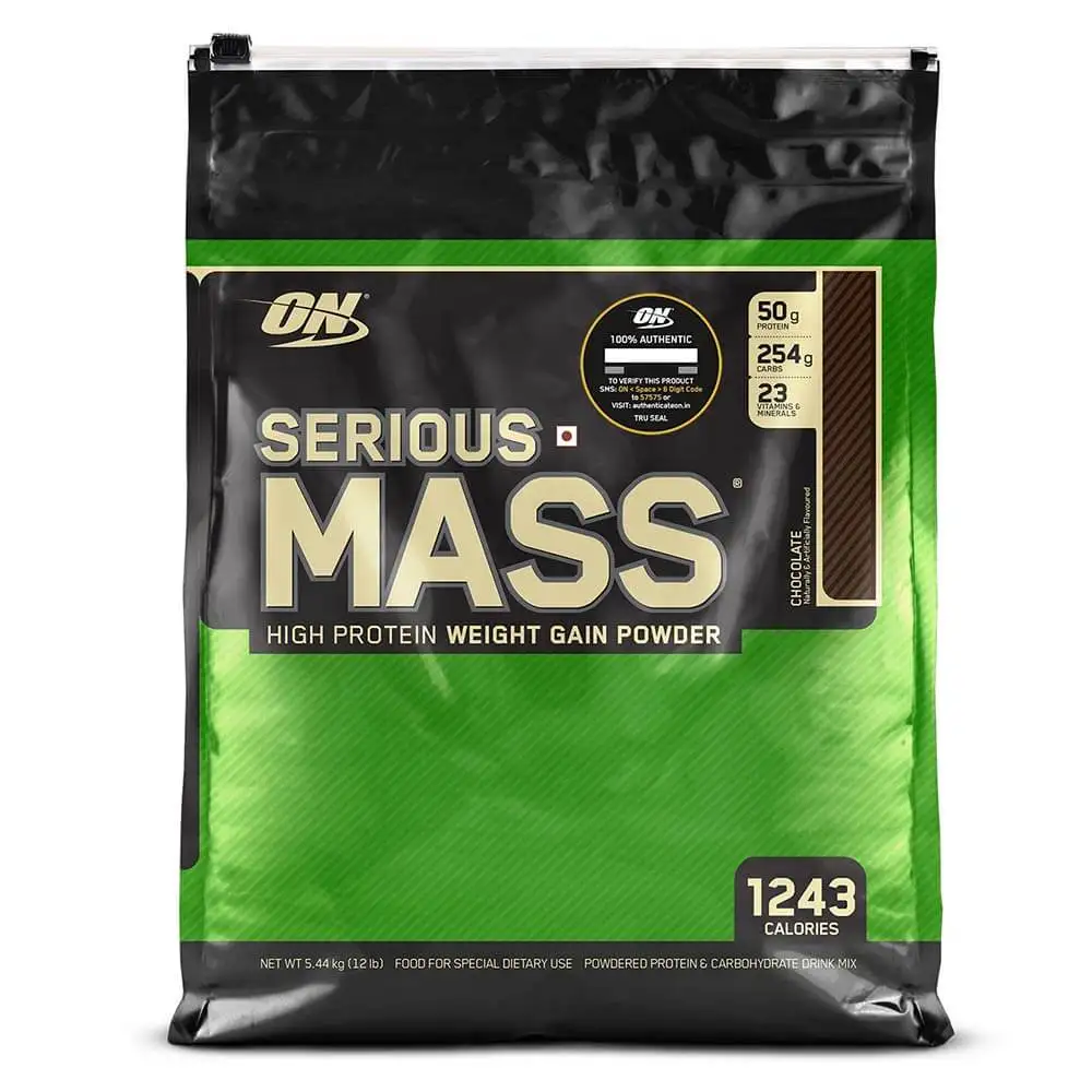 ON (Optimum Nutrition) Serious Mass,  12 lb  Chocolate