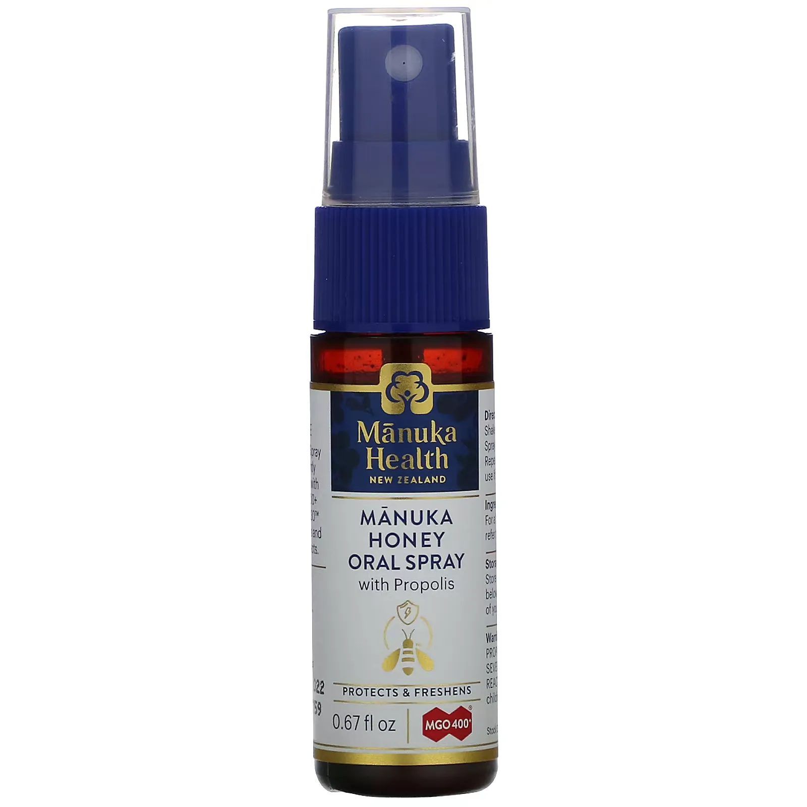 Manuka Honey Oral Spray with Propolis, 0.67 fl oz