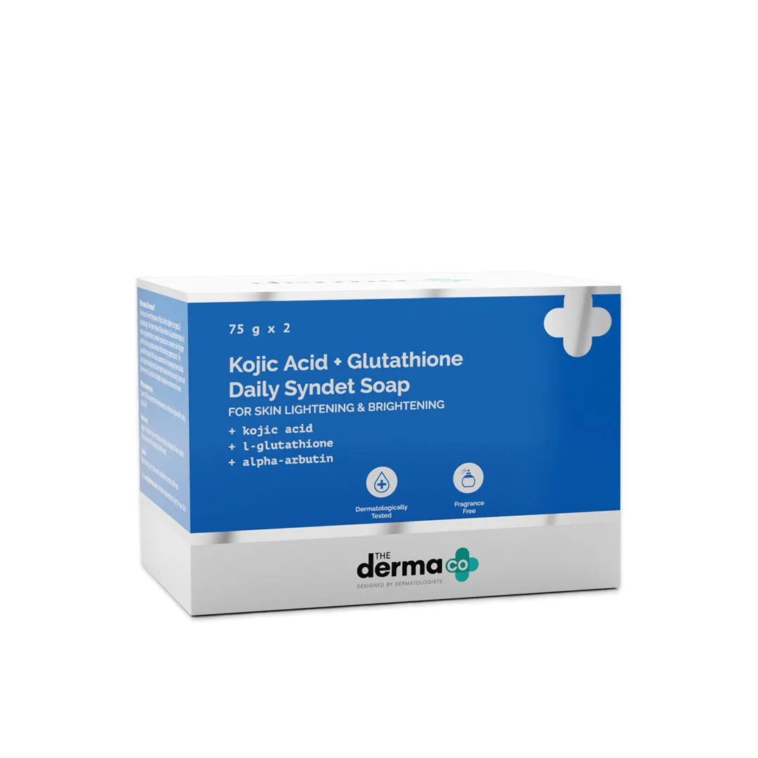 The Derma Co. Kojic Acid + Glutathione Daily Syndet Soap