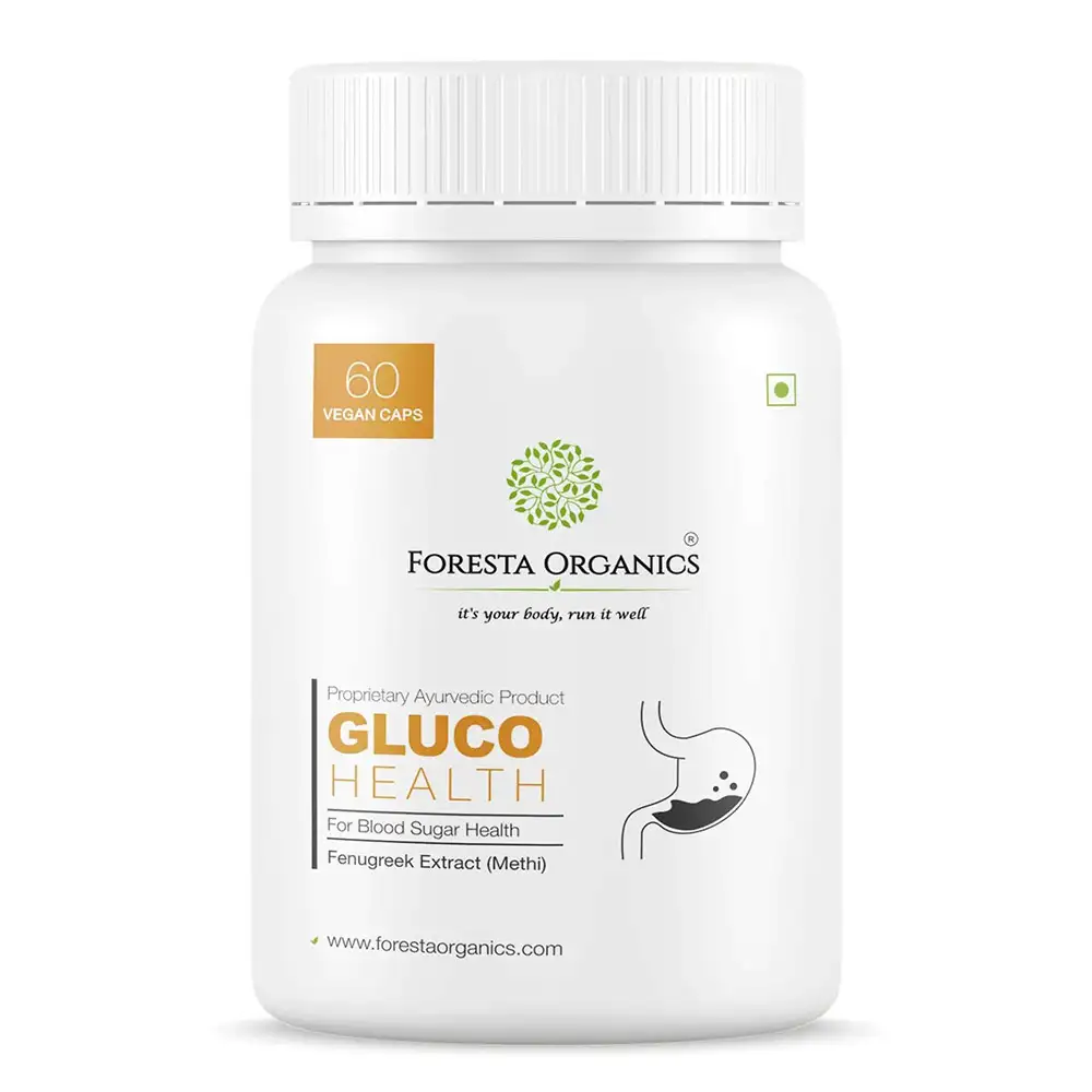 Foresta Organics Gluco Health,  60 capsules