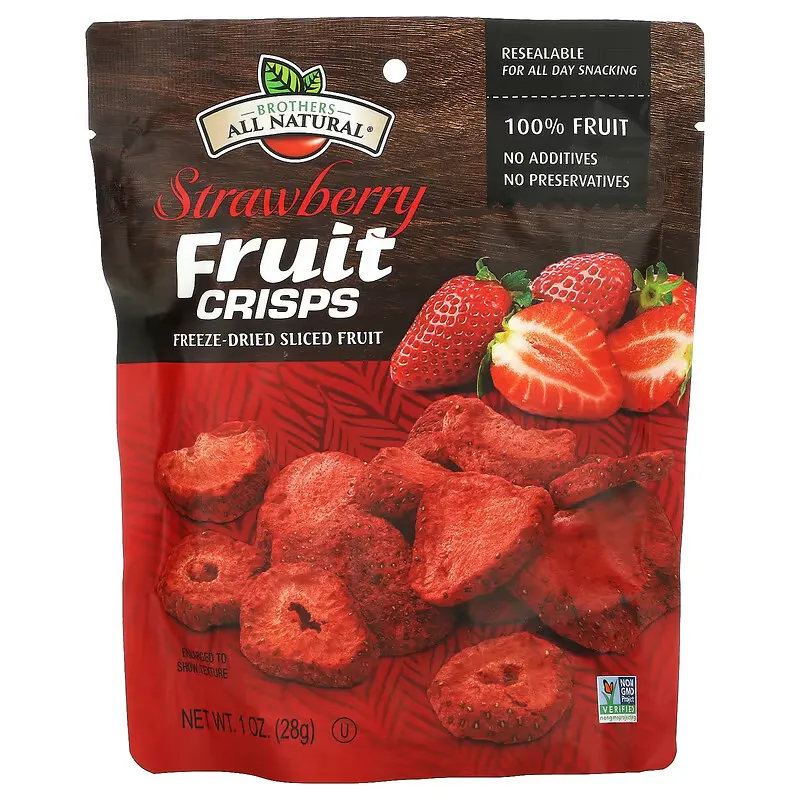 Fruit Crisps, Strawberries, 1 oz (28 g)