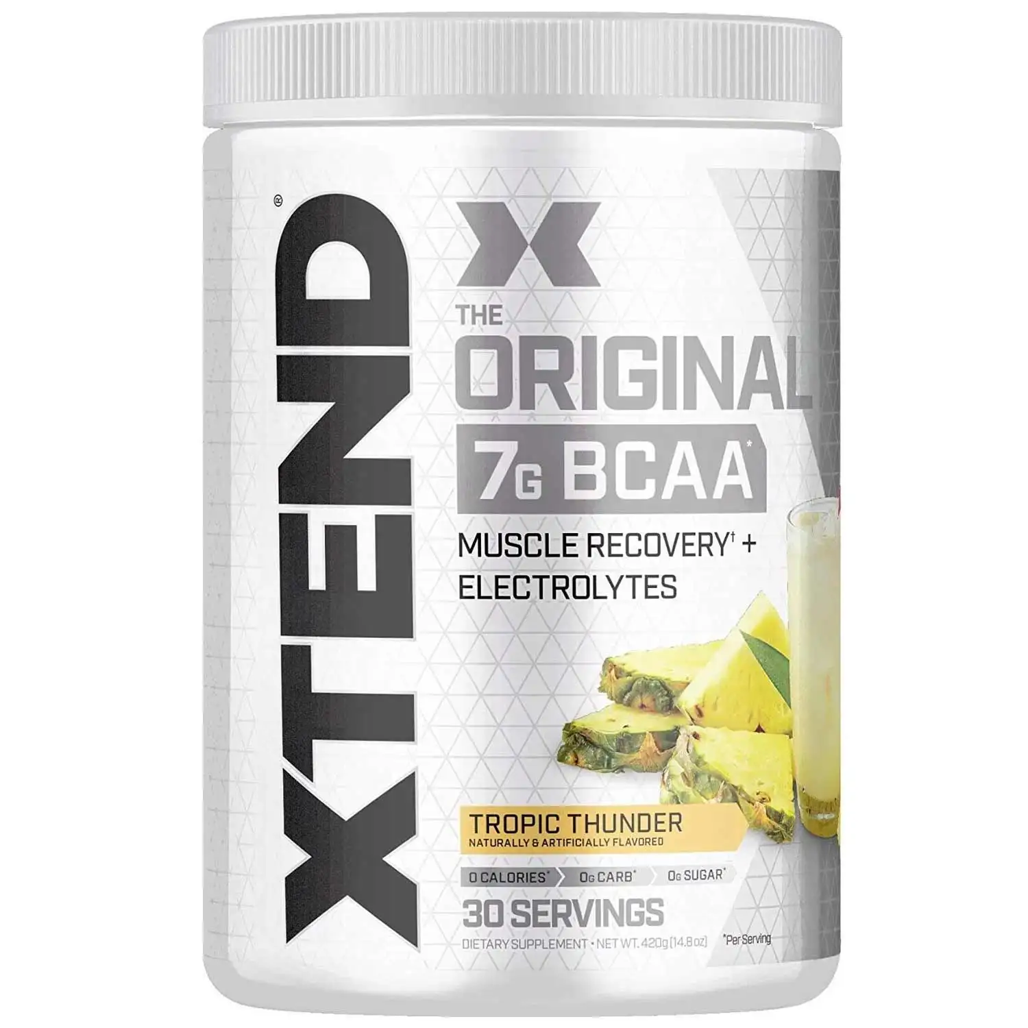 Scivation Xtend BCAA (Intra Workout Catalyst),  0.9 lb  30 Servings  Tropic Thunder (Pineapple)