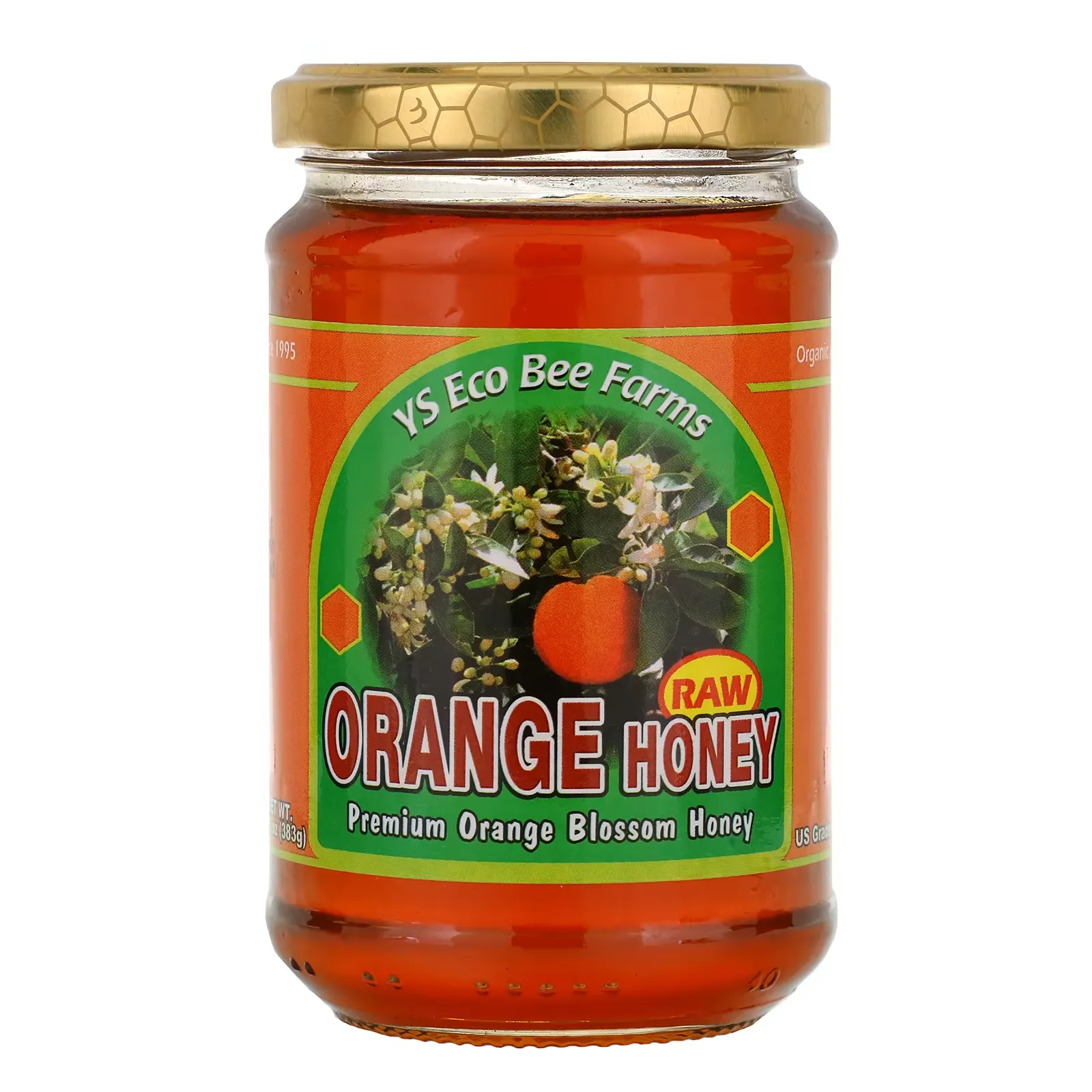 Orange Honey, 13.5 oz (383 g)