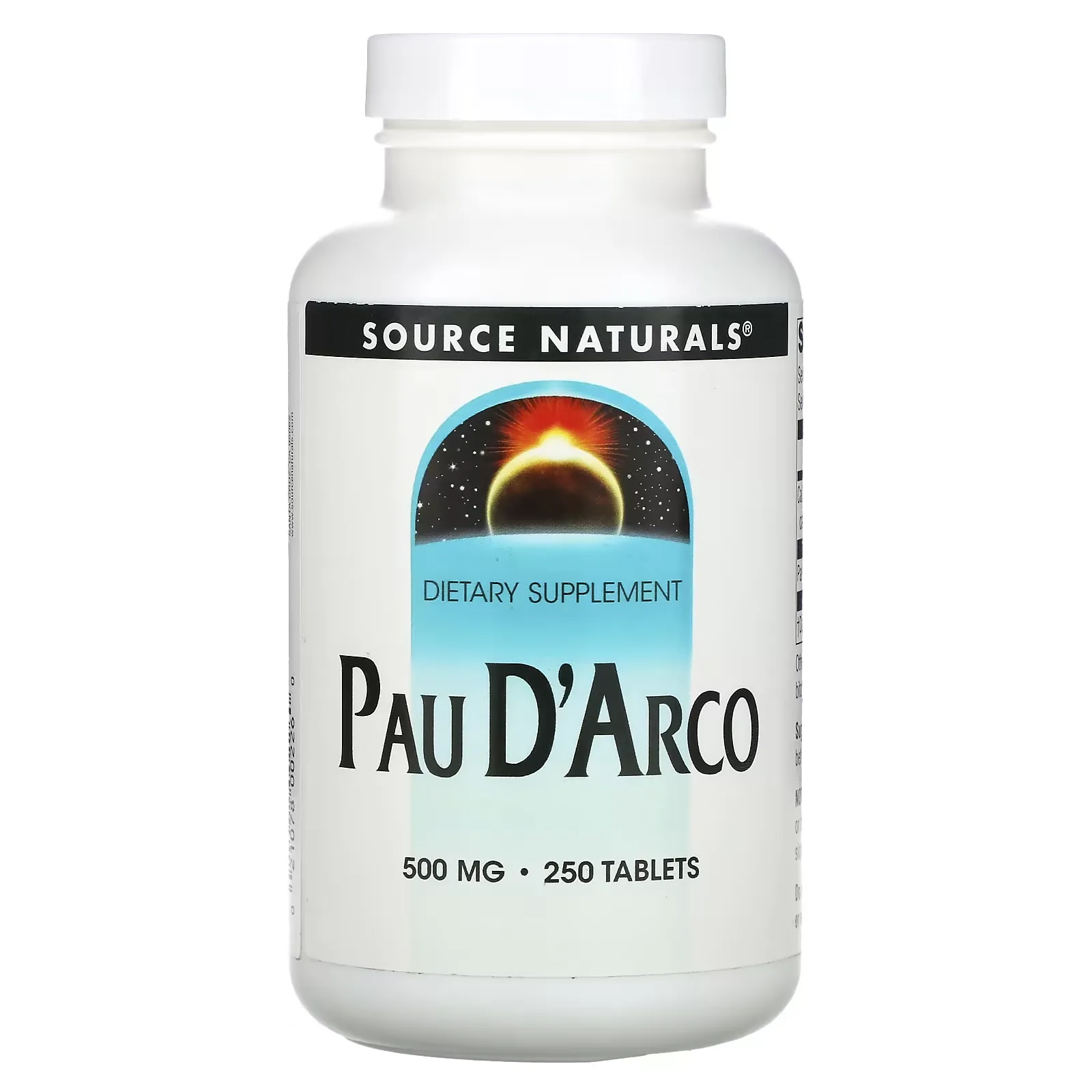 Pau D'Arco, 250 mg, 250 Tablets