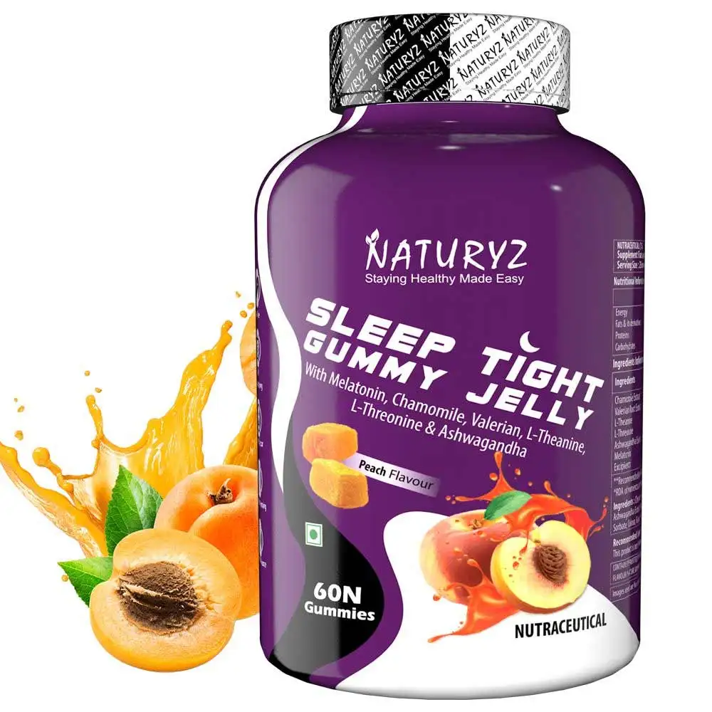 Naturyz Sleep Tight,  60 gummies  Peach