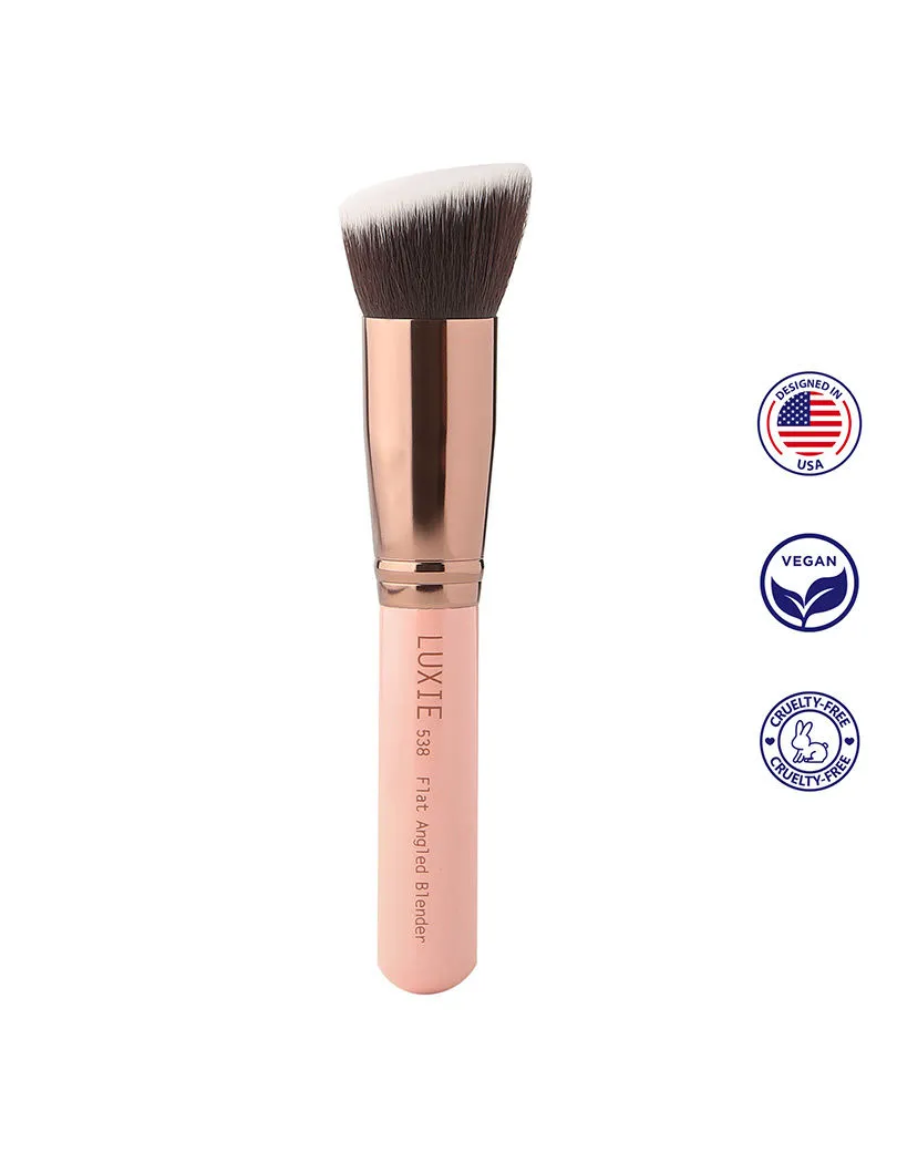 LUXIE 538 Flat Angled Blender Rose Gold