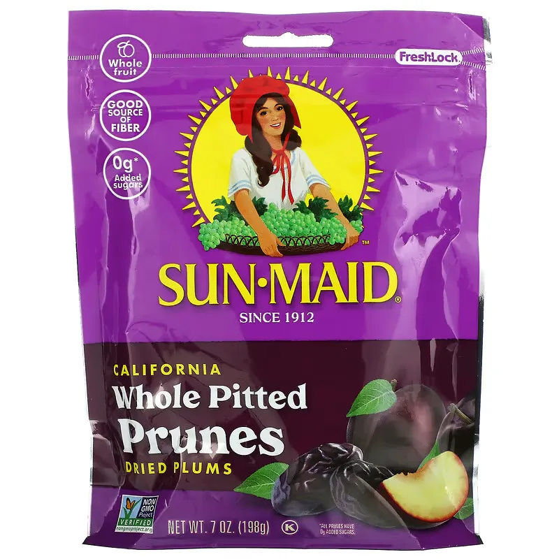 California Whole Pitted Prunes, Dried Plums, 7 oz (198 g)