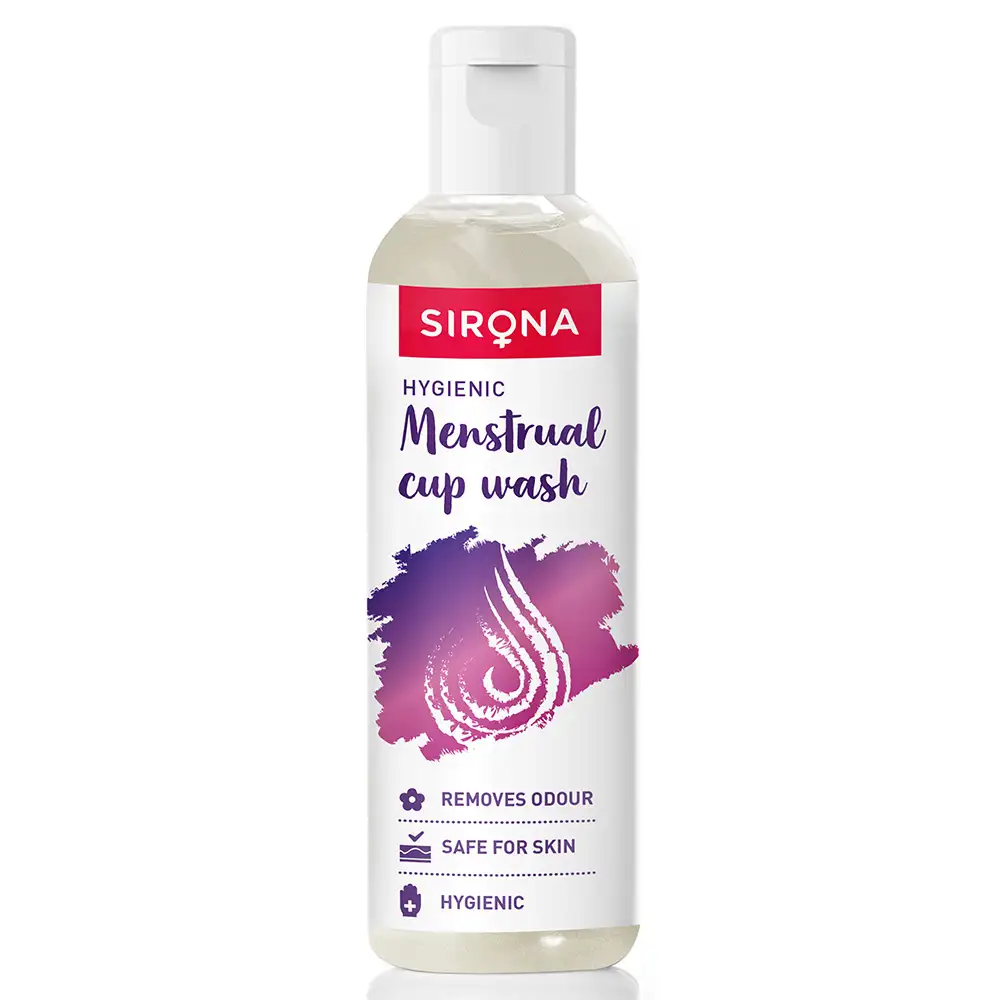 Sirona Hygiene Menstrual Cup Wash,  100 ml  Removes Odour | Safe for Skin | Hygienic