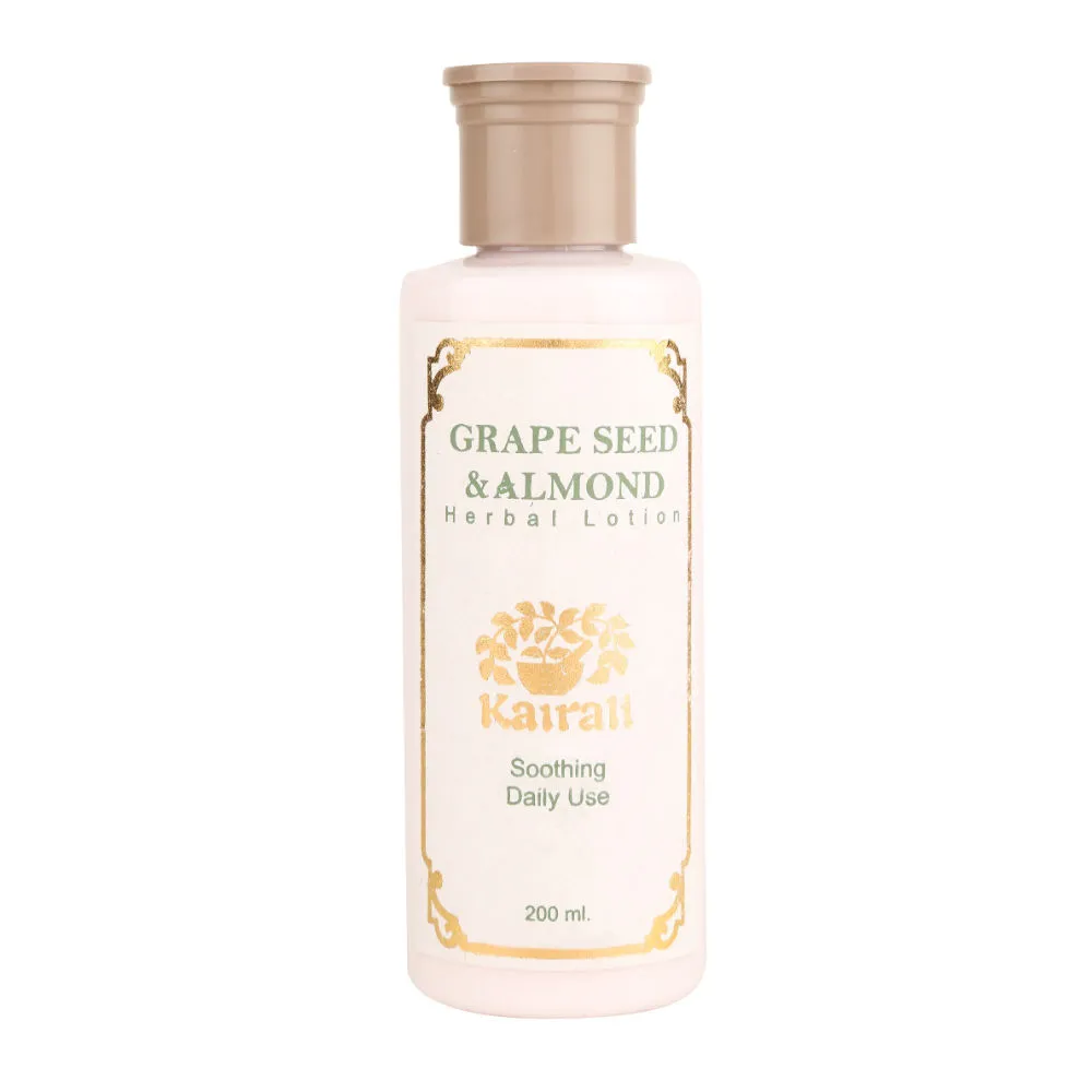 Kairali Grape Seed And Almond Herbal Lotion