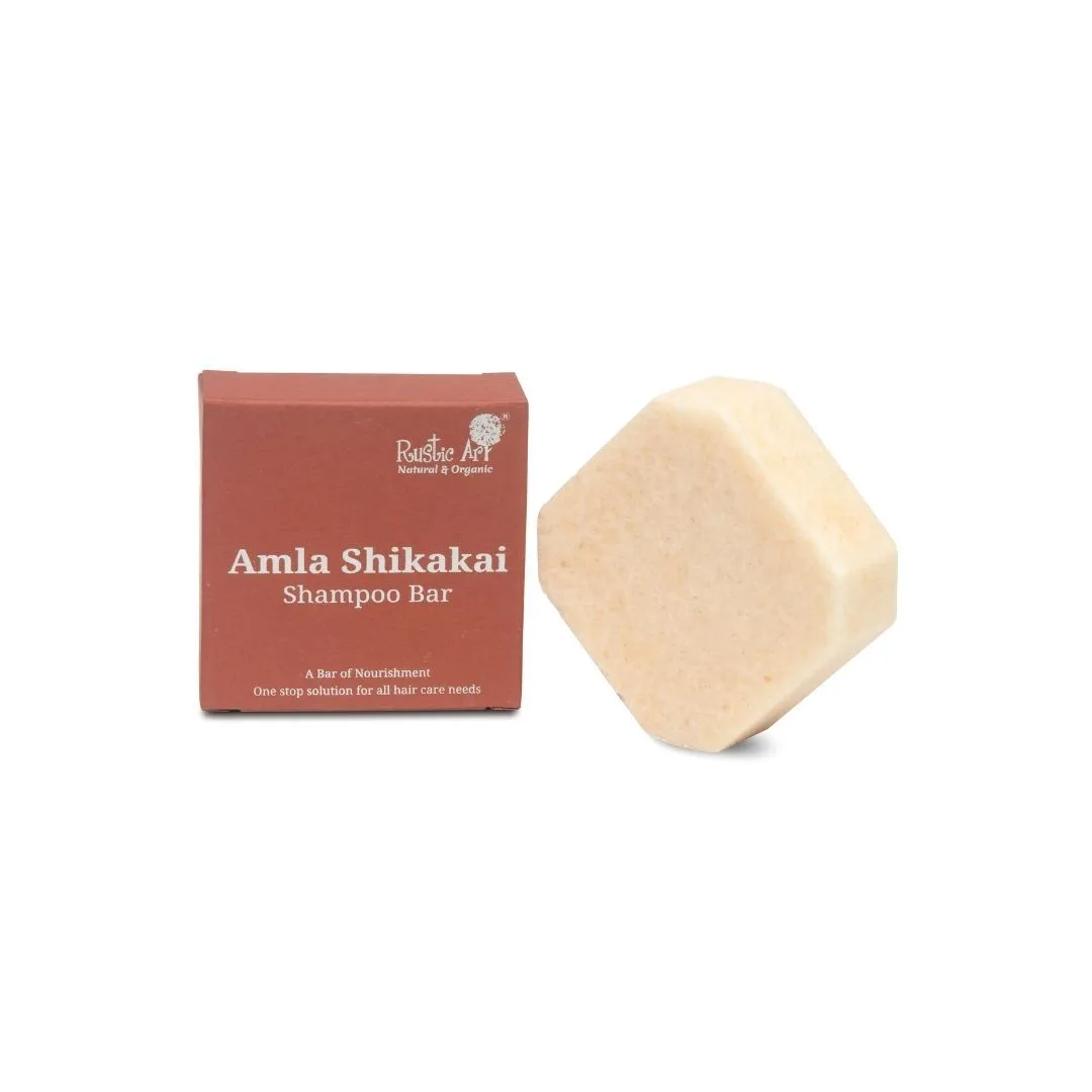 Rustic Art Amala Shikakai Shampoo Bar