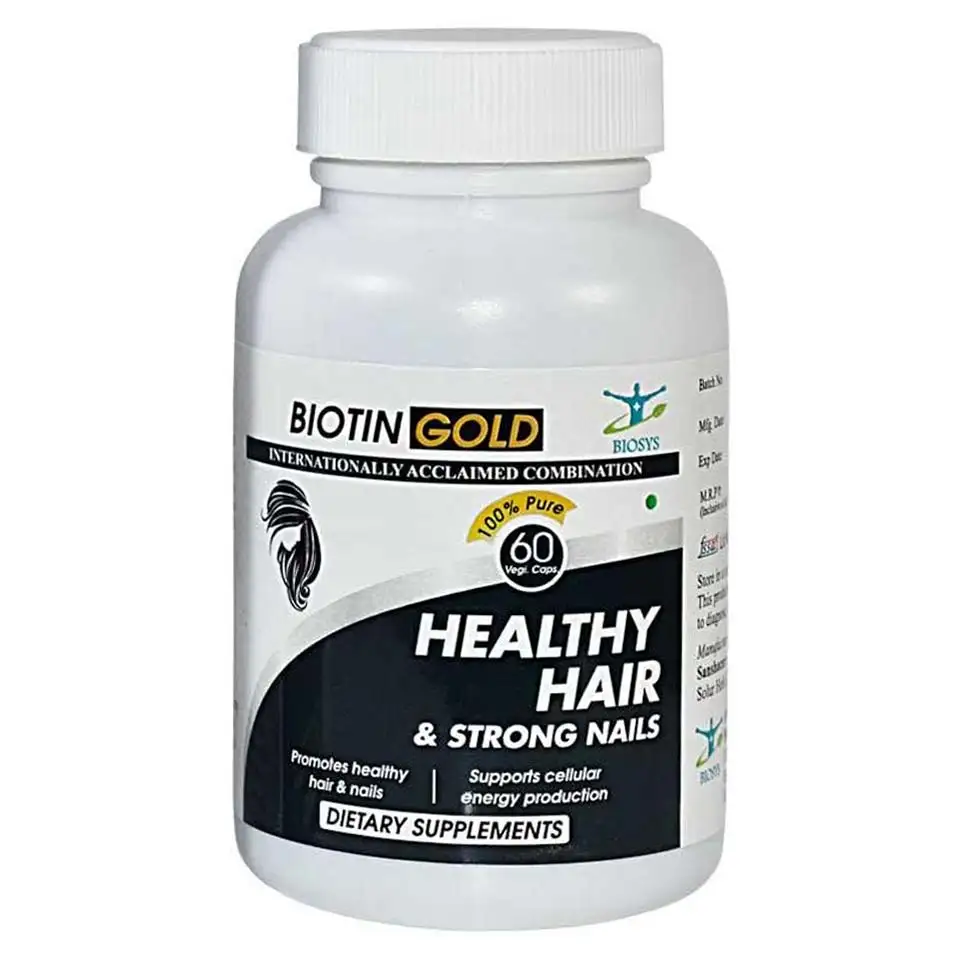 Biosys Biotin Gold,  60 veggie capsule(s)  Unflavoured