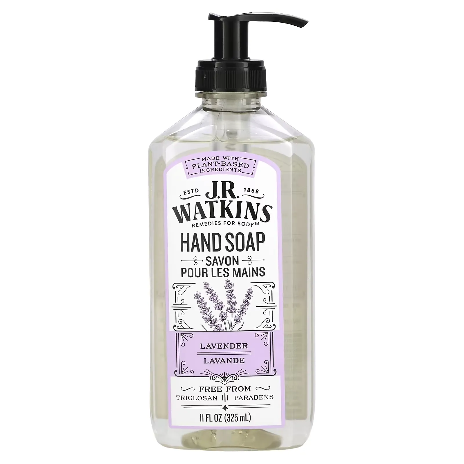 Hand Soap, Lavender, 11 fl oz (325 ml)