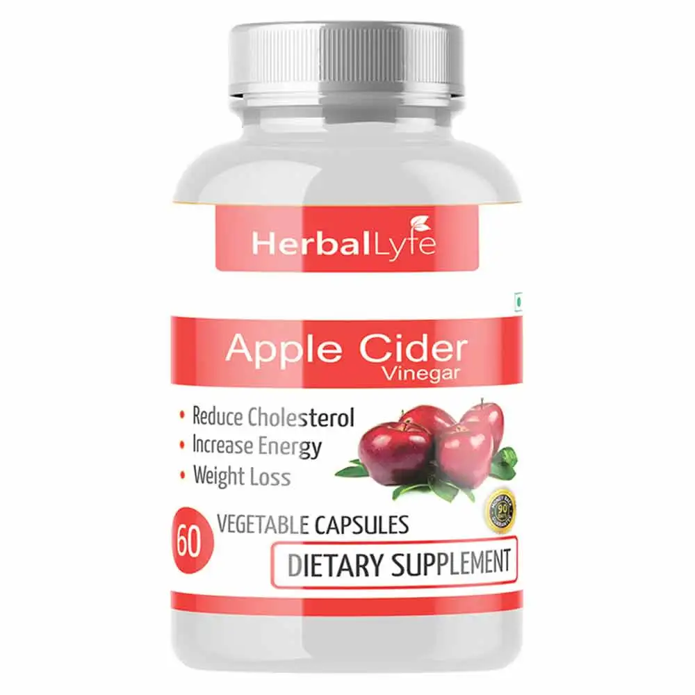 Herballyfe Apple Cider Vinegar,  60 capsules  Unflavoured