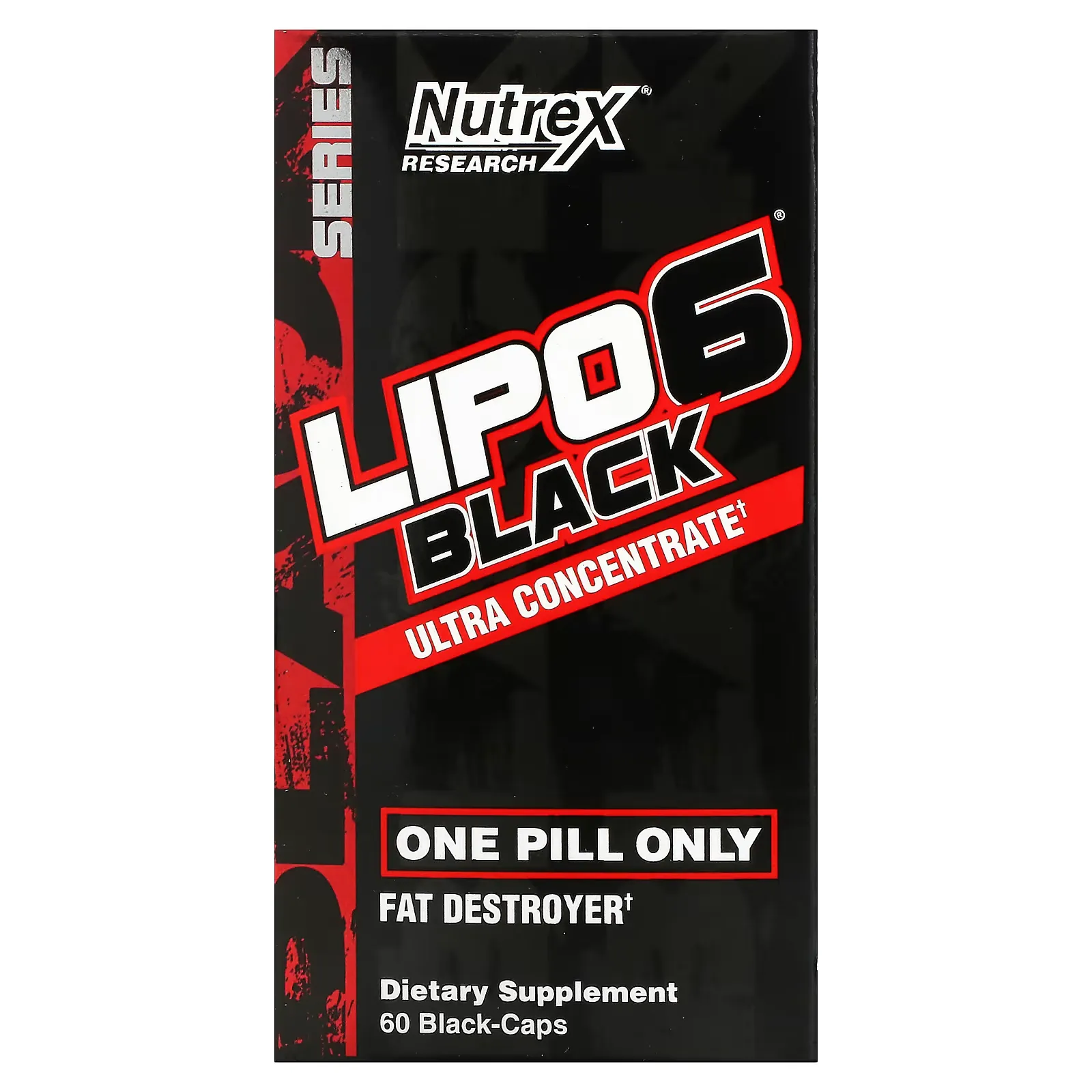 LIPO-6 Black, Ultra Concentrate, 60 Black-Caps