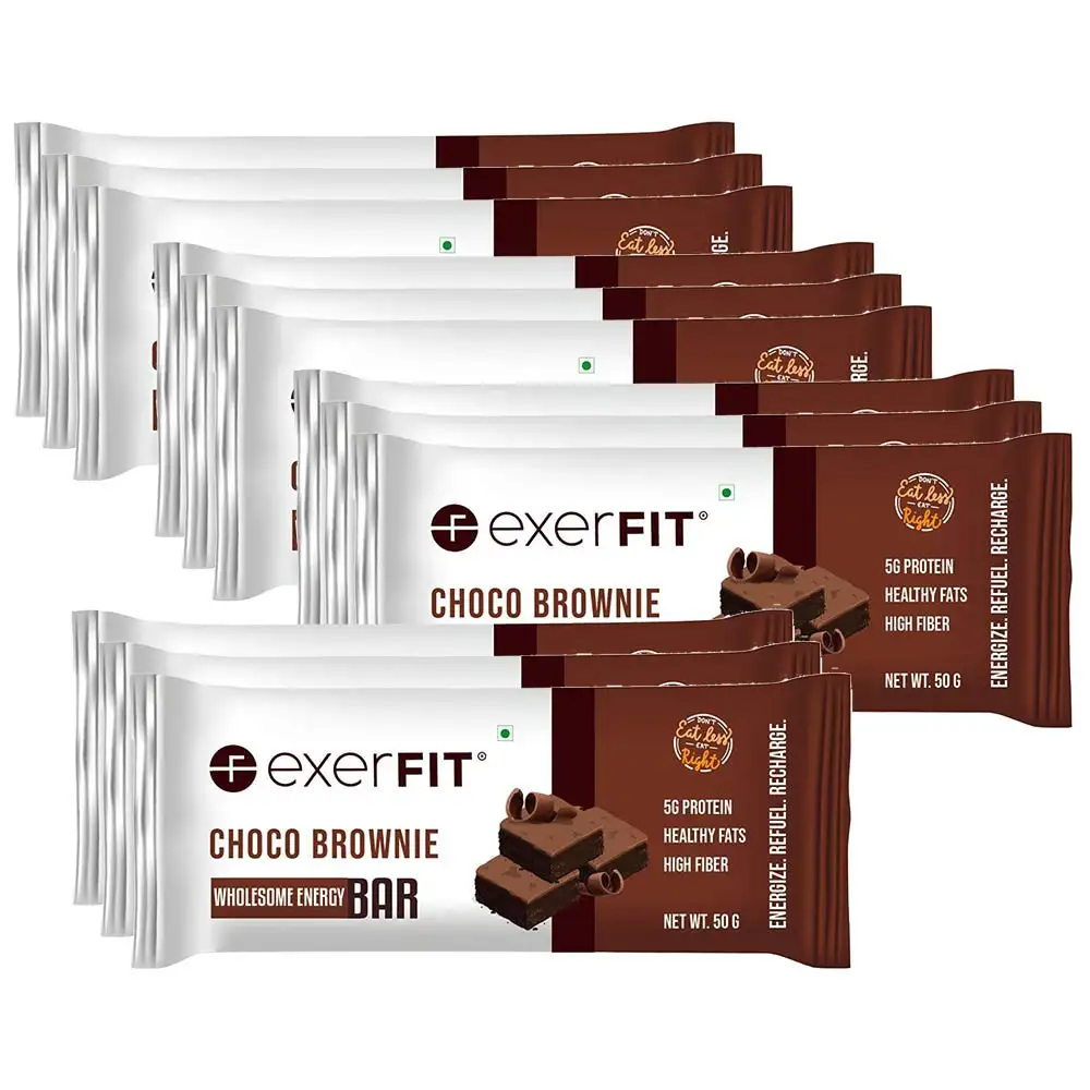 exerFIT Wholesome Energy,  12 bar(s)  Choco Brownie