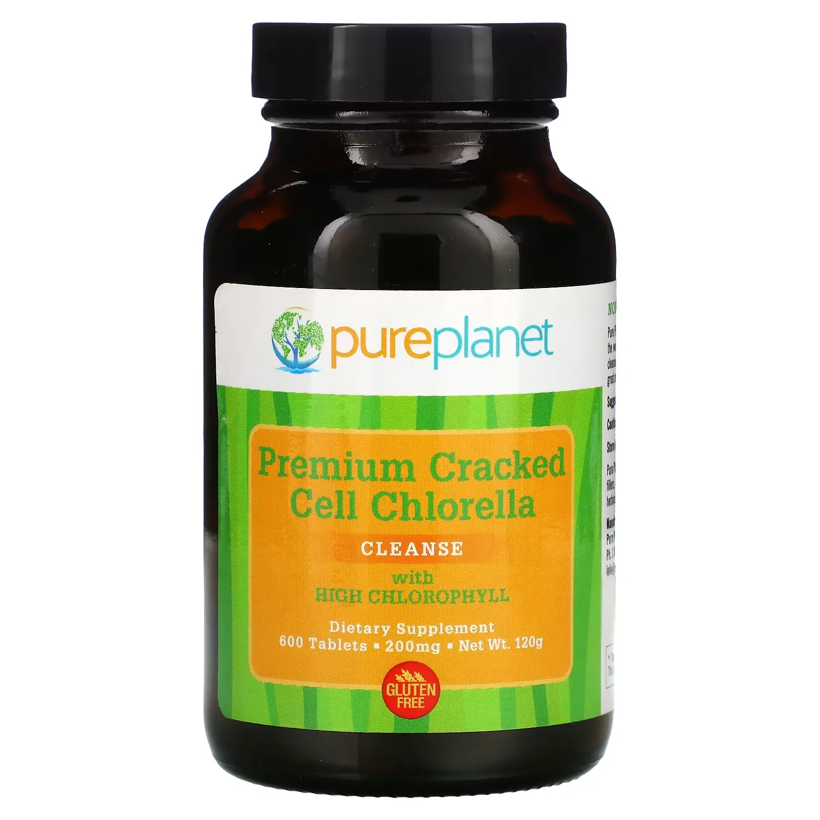 Premium Cracked Cell Chlorella, 200 mg, 600 Tablets