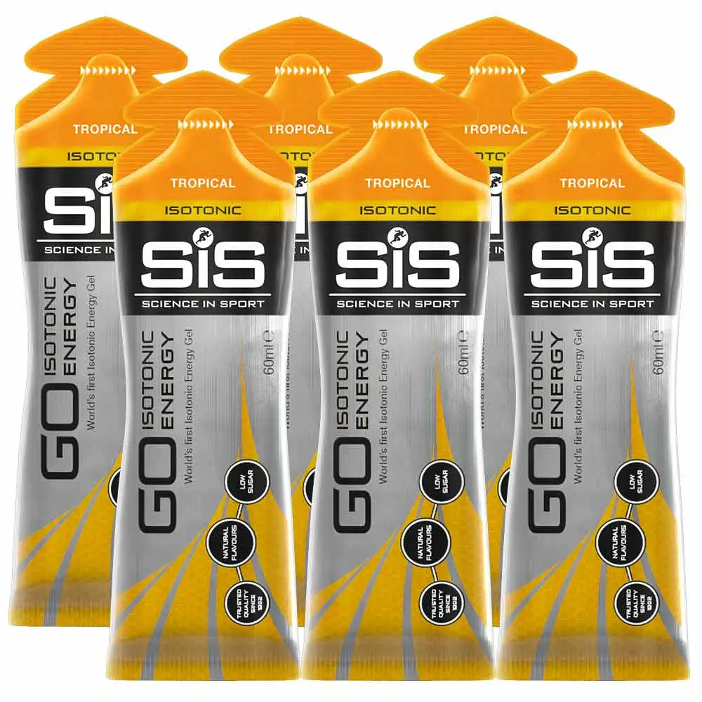 Science In Sport SIS Gel Go Isotonic Energy,  6 Piece(s)/Pack  Tropical