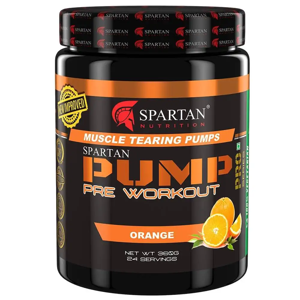 Spartan Nutrition PUMP Pre Workout,  0.79 lb  Orange