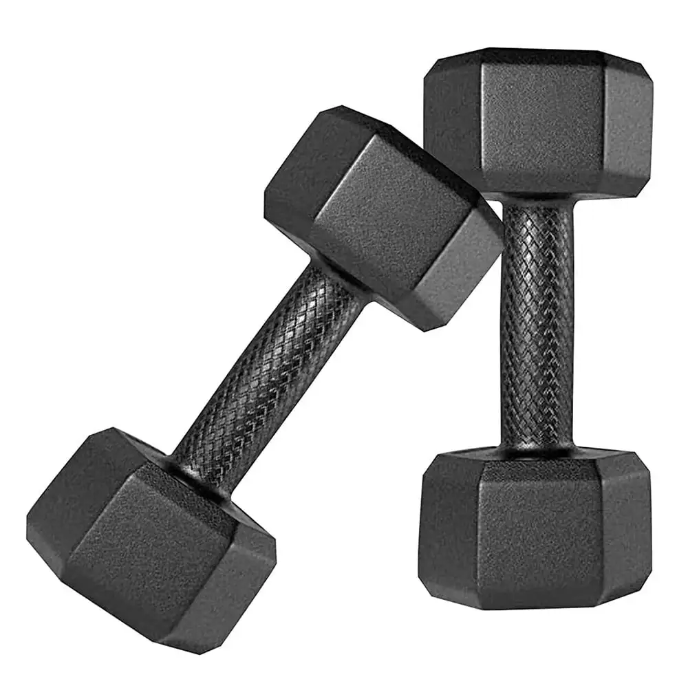 Love4ride PVC Dumbbells,  Black  5 kg