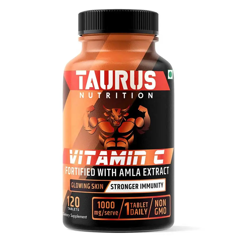 Taurus Nutrition Vitamin C,  120 tablet(s)  Unflavoured