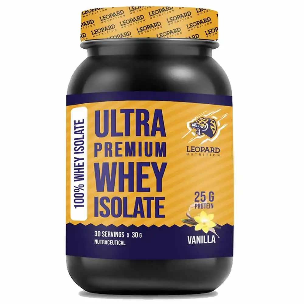 Leopard Nutrition Ultra Premium Whey Isolate,  1.98 lb  Vanilla