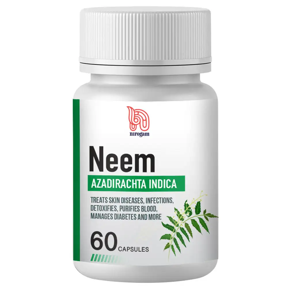 Nirogam Neem,  60 capsules