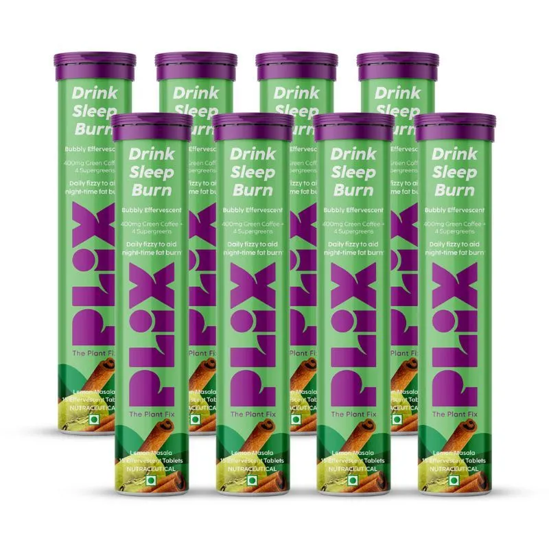 Plix Green Coffee Bean, Lemon Twist Flavour - Pack Of 8