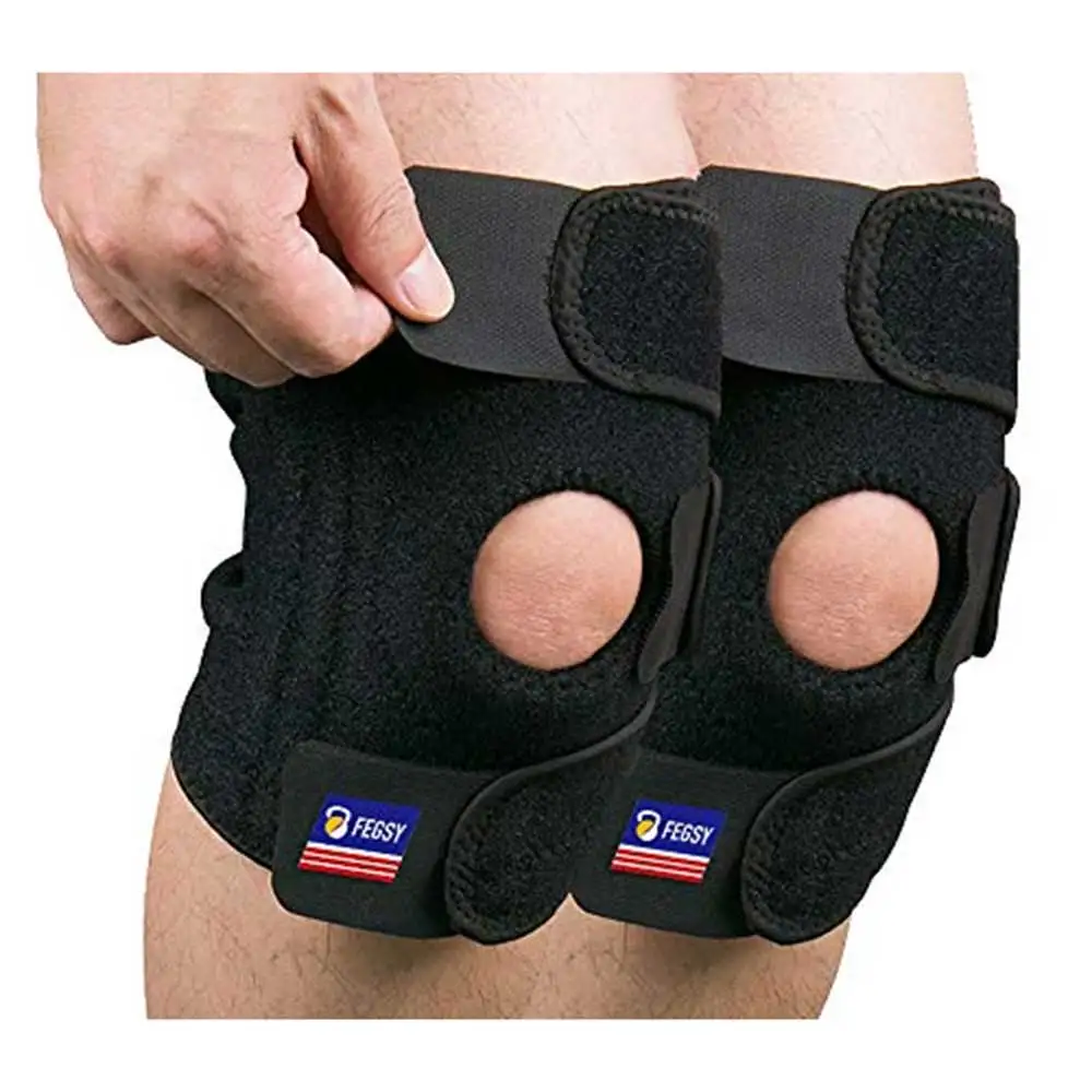 Love4ride Adjustable Knee Cap,  Black  Free Size