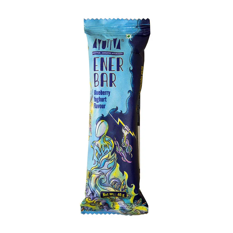 AYUTTVA Ener Bar Blueberry Yoghurt Flavour