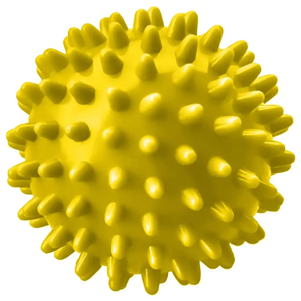 Strauss Acupressure Massage Ball 3.5 inch,  Yellow