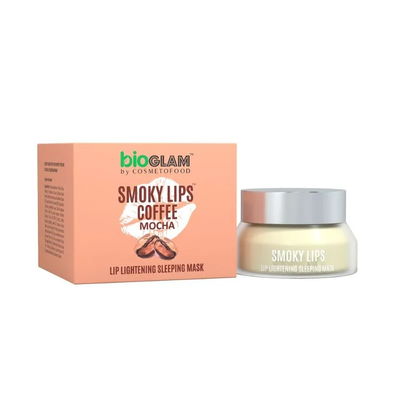 Cosmetofood Bioglam Smoky Lips Coffee Mocha Lip Lightening Sleeping Mask For Dead Skin Cell Removal