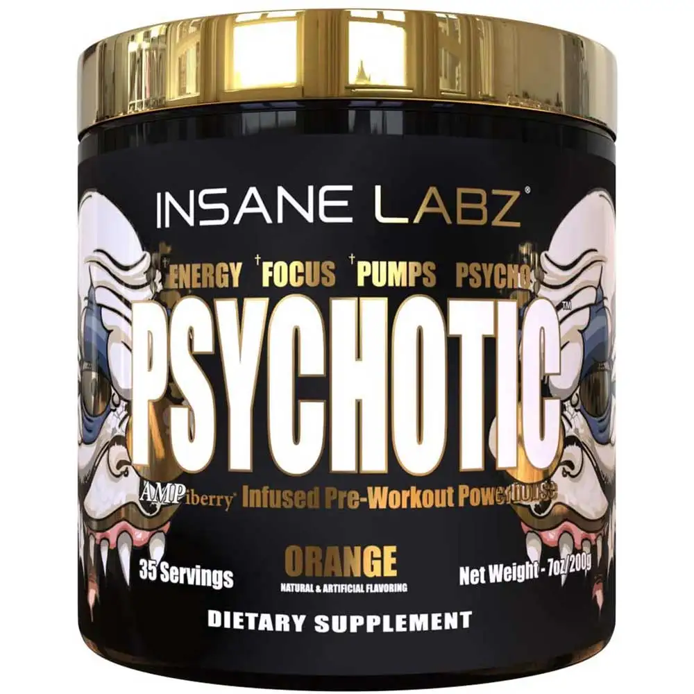 Insane Labz Psychotic,  0.44 lb  Orange