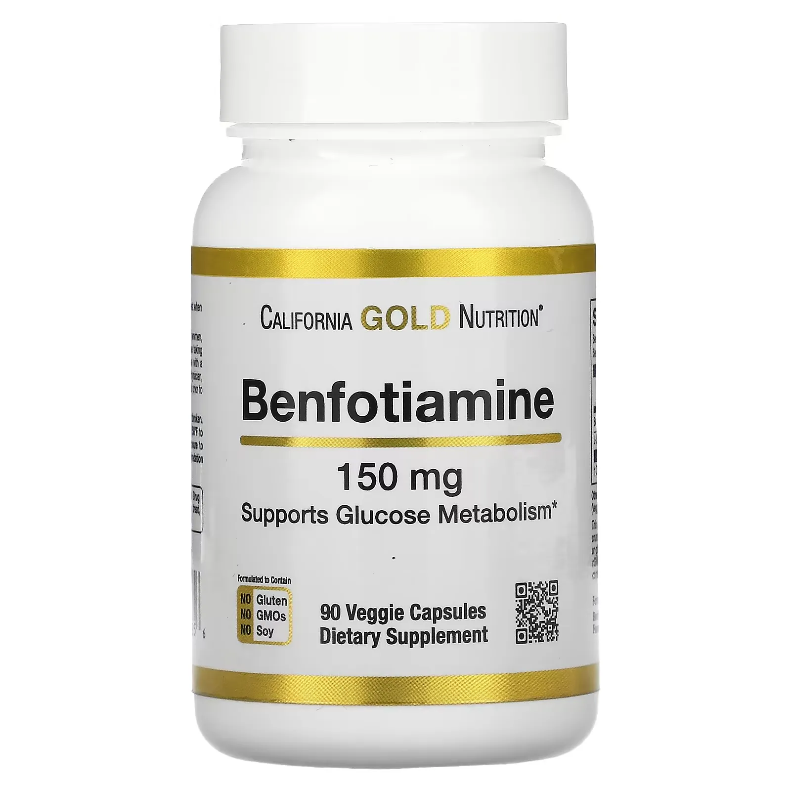 Benfotiamine, 150 mg, 90 Veggie Capsules