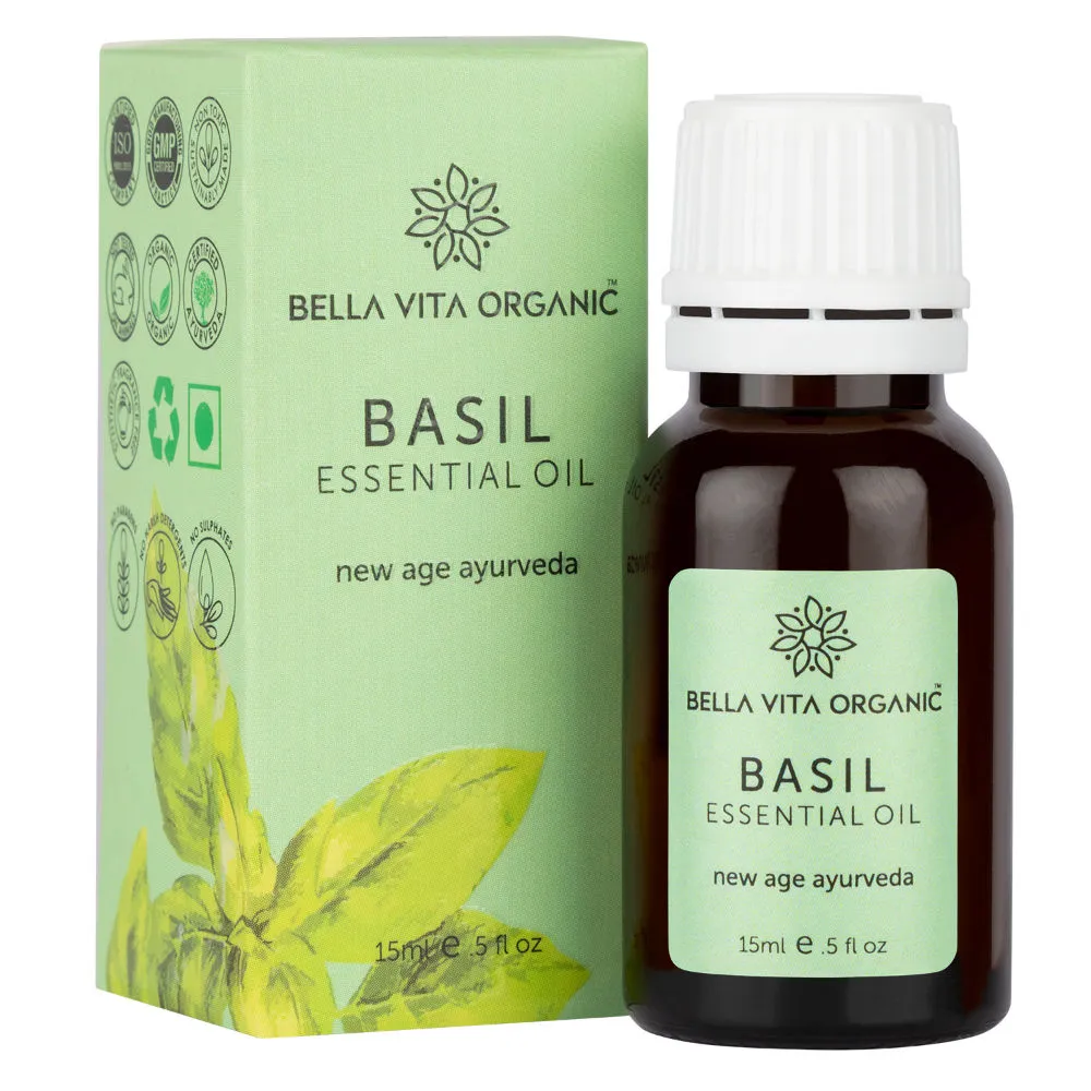 Bella Vita Organic Basil Pure Essential Oil