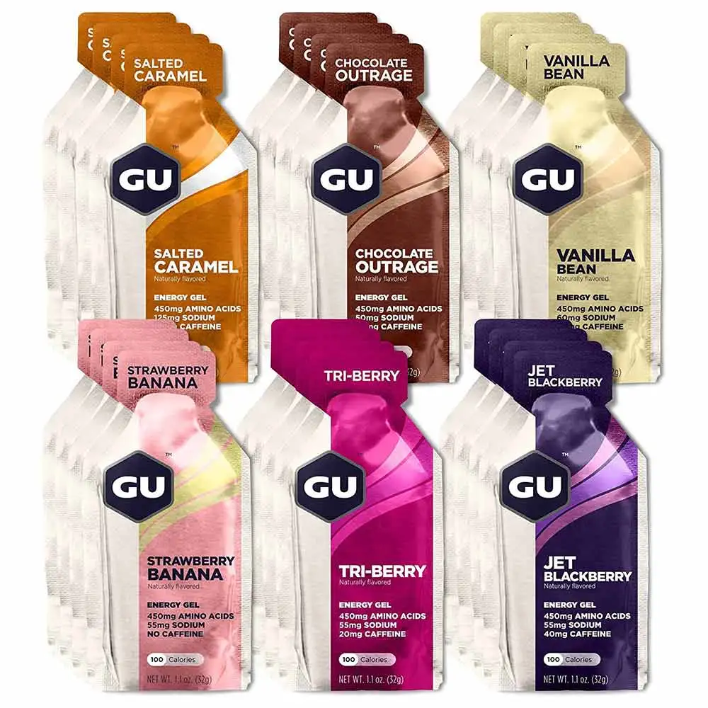 GU Energy Gel,  24 Piece(s)/Pack  Assorted