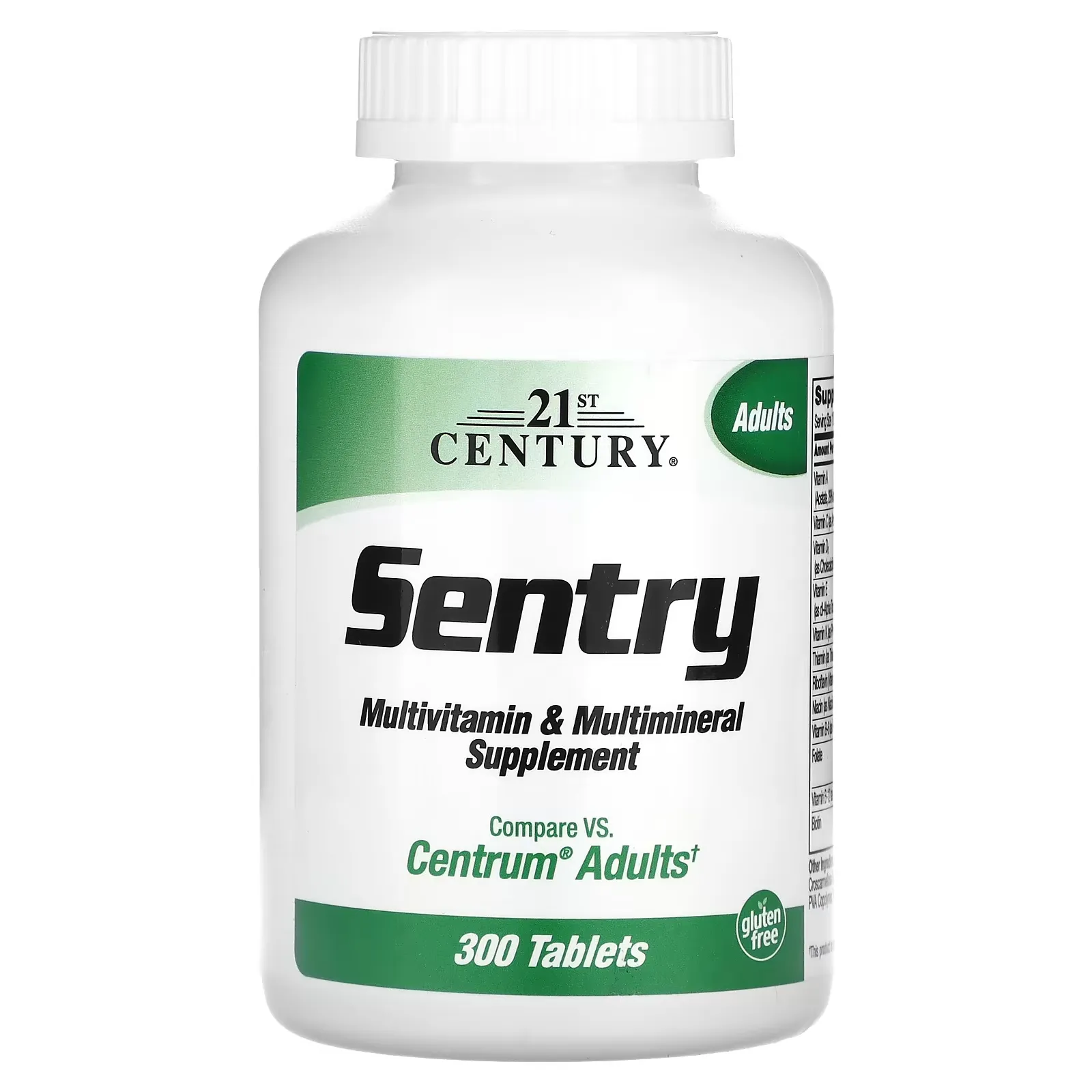 Sentry, Adults Multivitamin & Multimineral Supplement, 300 Tablets