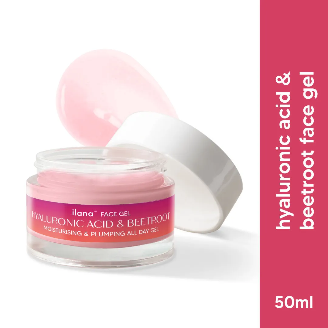 Ilana Hydrating And Nourishing All-Day Gel With Hyaluronic Acid & Beetroot