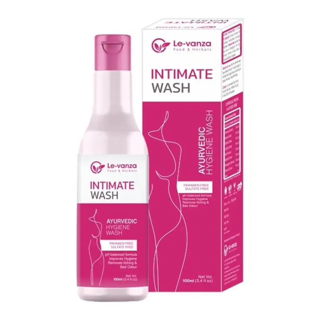 Le-Vanza Food & Herbals Intimate Wash,  All Skin Type  100 ml