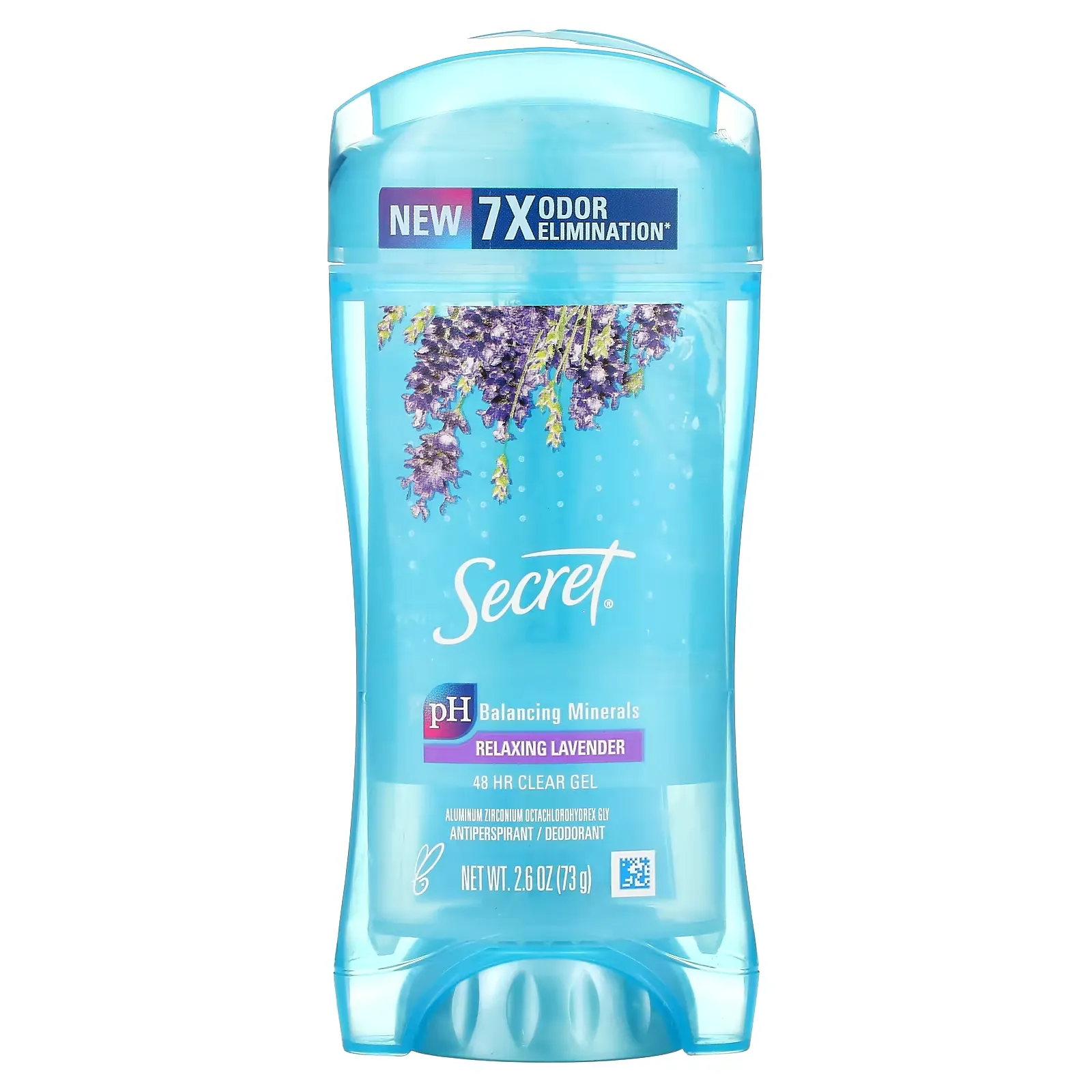 48 Hour Clear Gel, Antiperspirant / Deodorant, Relaxing Lavender, 2.6 oz (73 g)