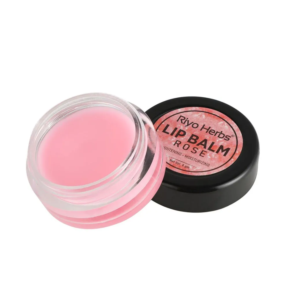 Riyo Herbs Rose Lip Balm with Shea Butter & Beeswax