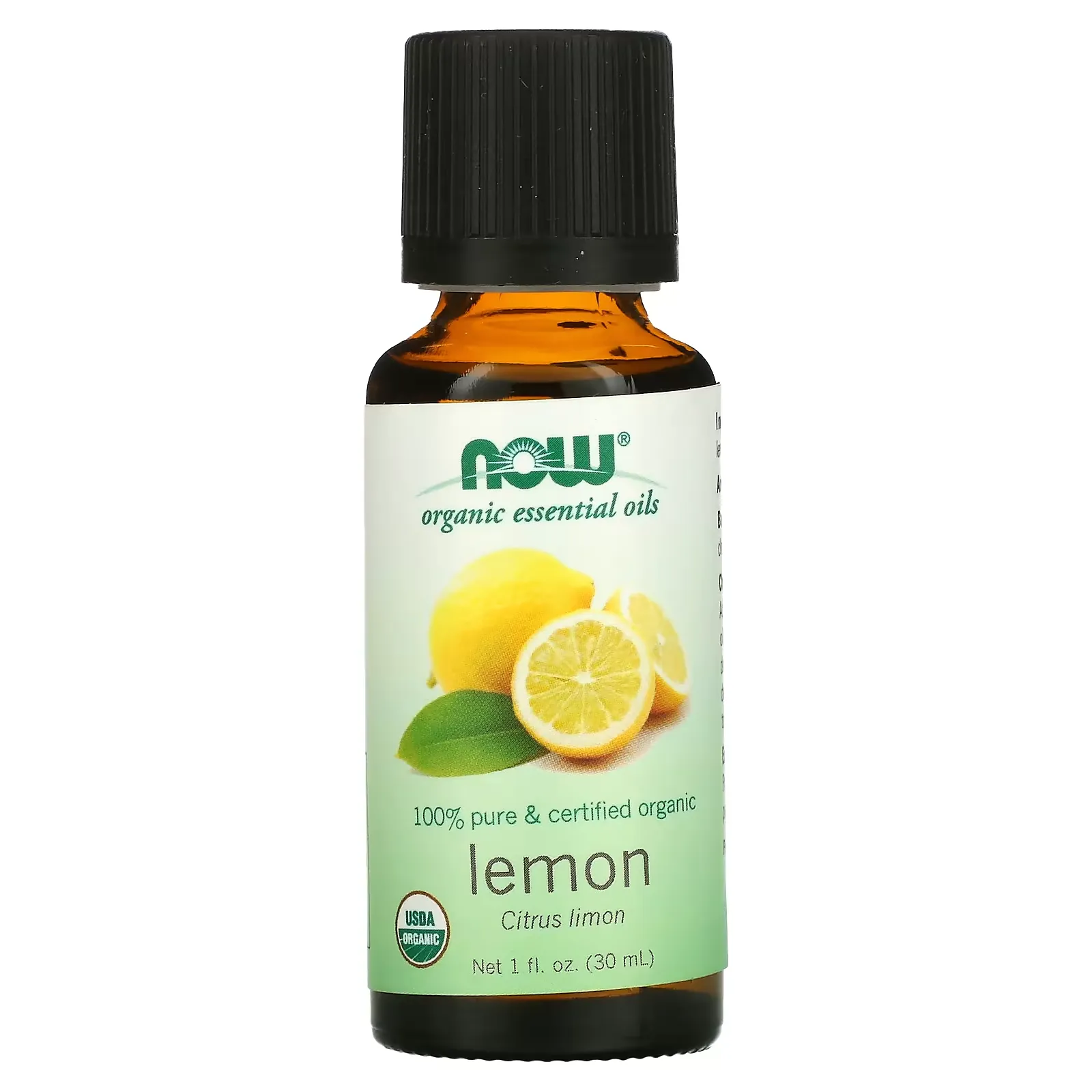 Organic Essential Oils, Lemon, 1 fl oz (30 ml)