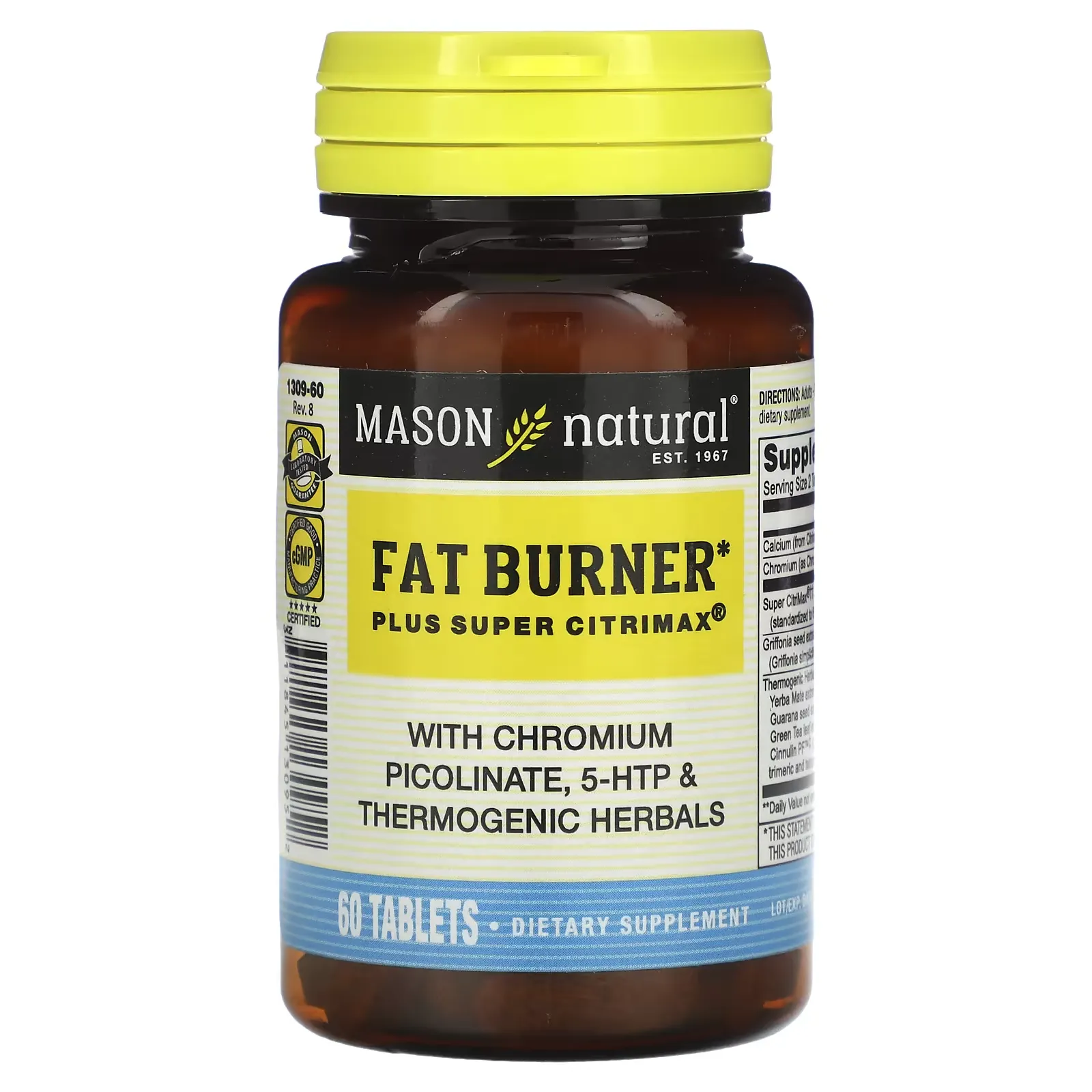 Fat Burner Plus Super Citrimax, 60 Tablets