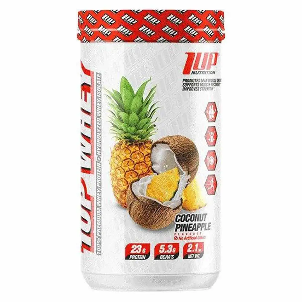 1UP Nutrition Whey Protein and Hydrolyzed Isolate,  2 lb  Coconut Pineapple