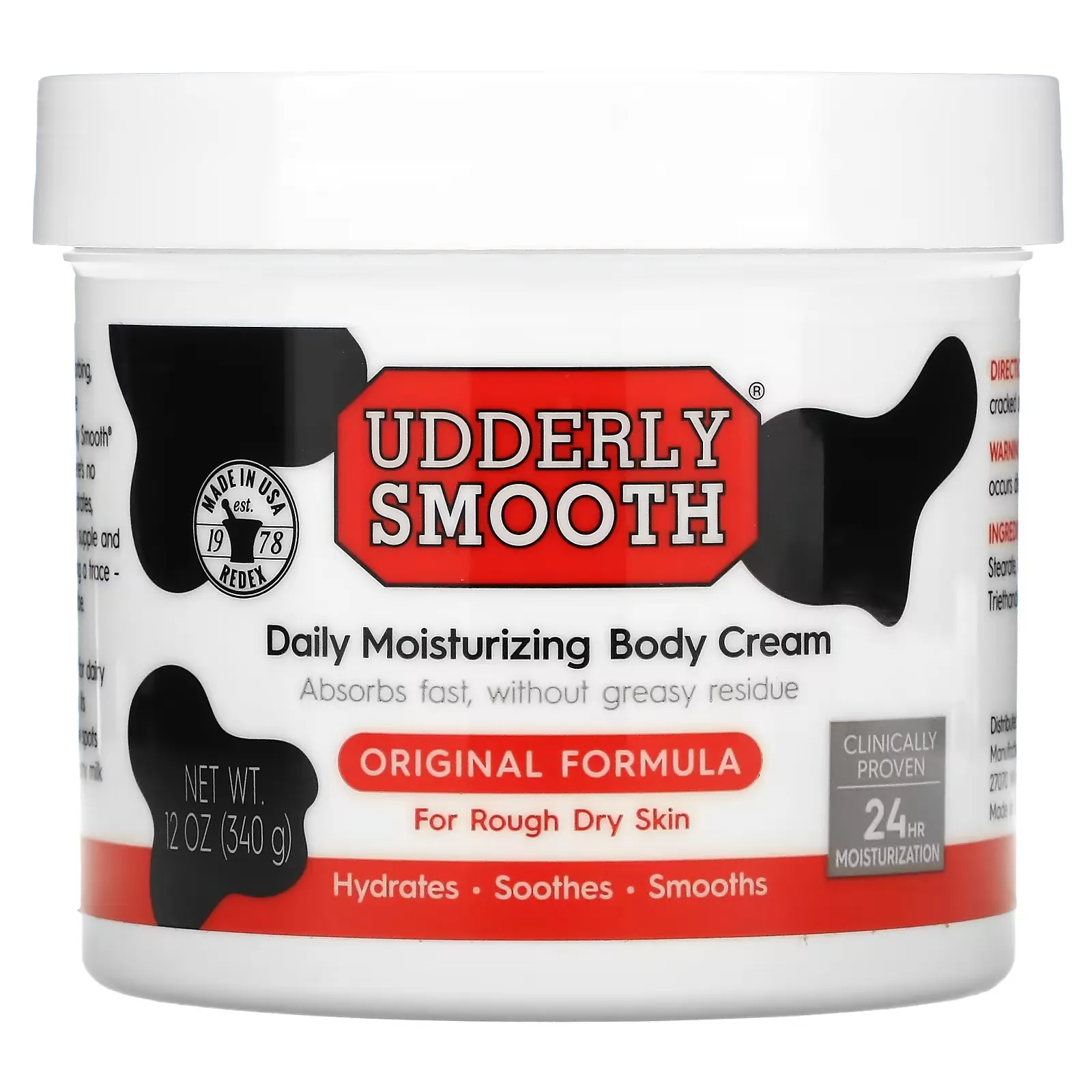 Daily Moisturizing Body Cream, Original Formula, 12 oz (340 g)