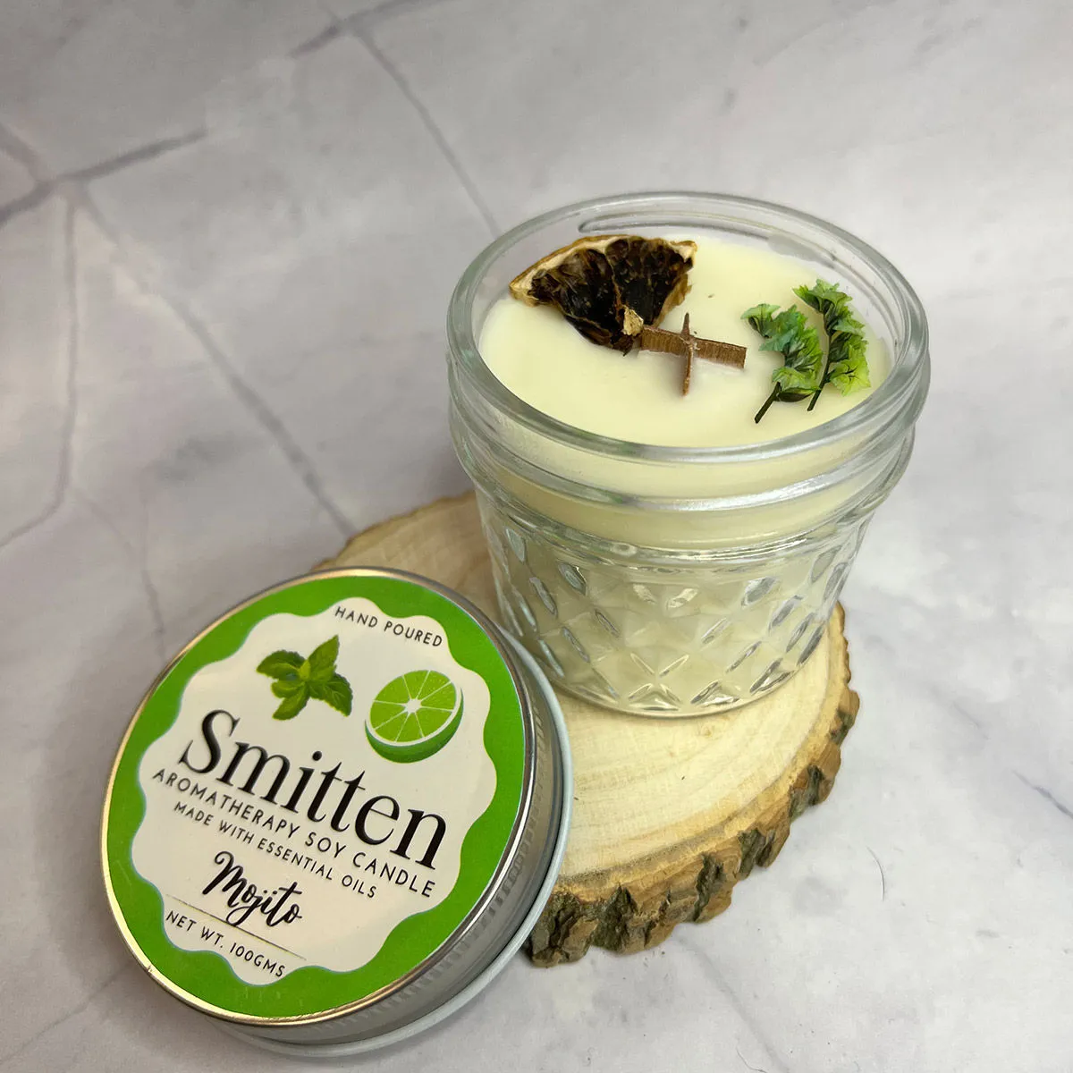 Smitten Aromatherapy Candle Mojito