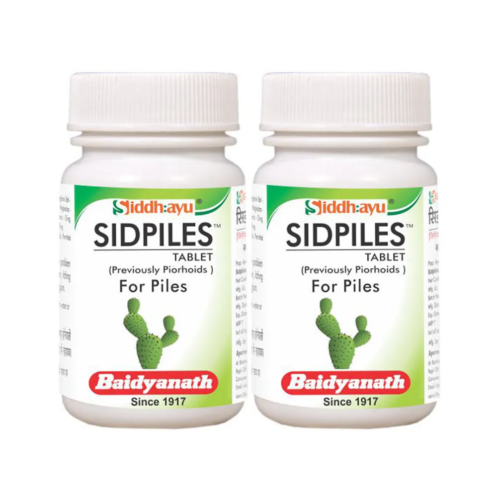 Baidyanath Sidpiles Piles - Pack Of 2